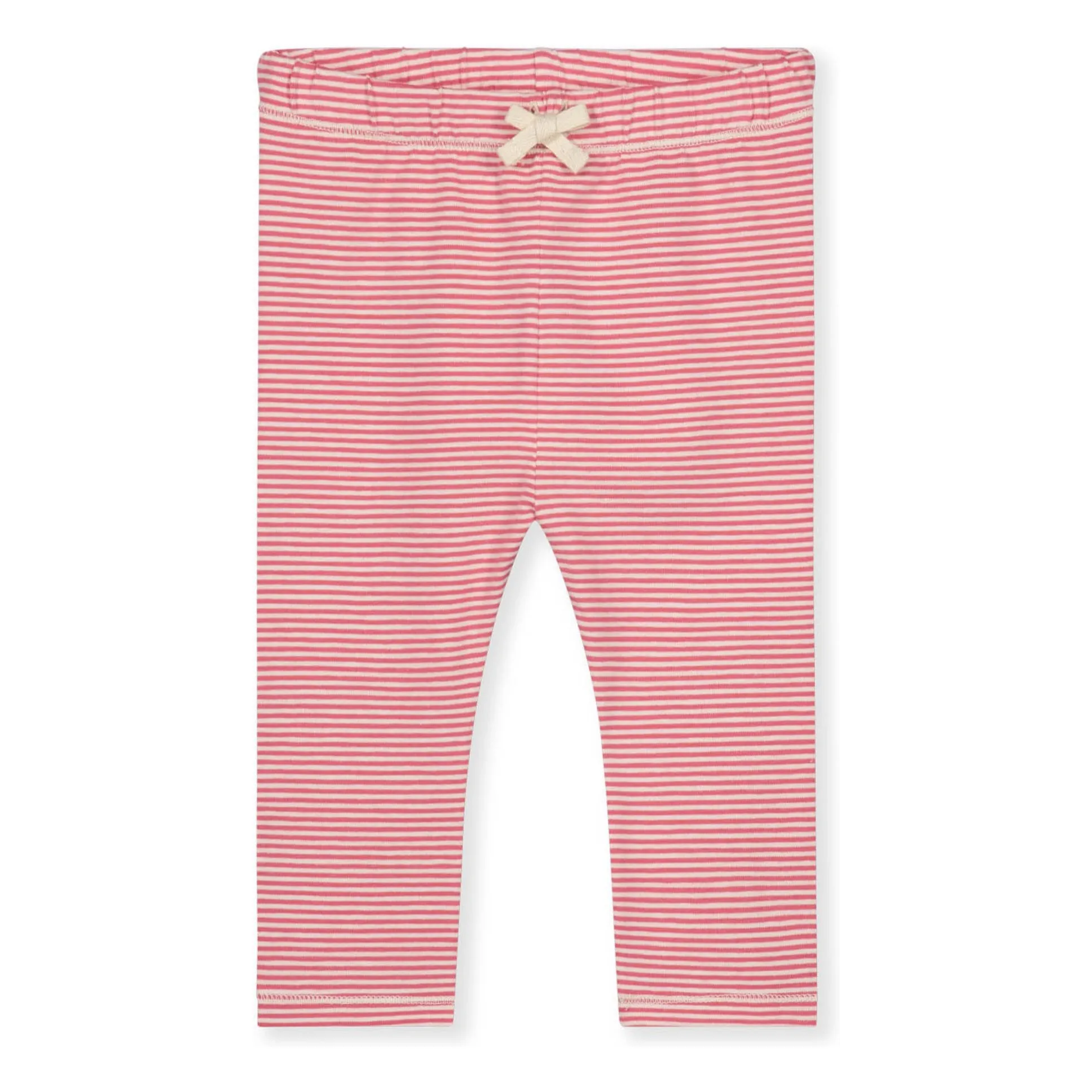 Gray Label Fuchsia Striped Organic Cotton Baby Legging