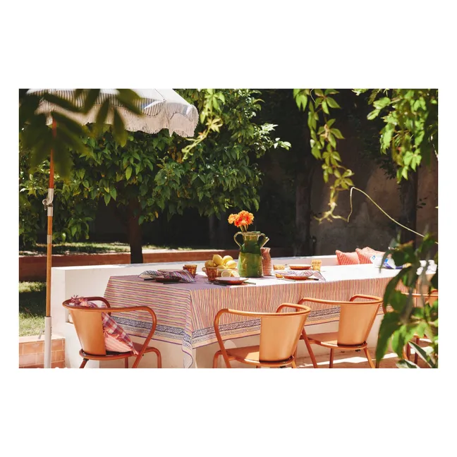 Mantel Carla de algodón ecológico | Rosa Fushia