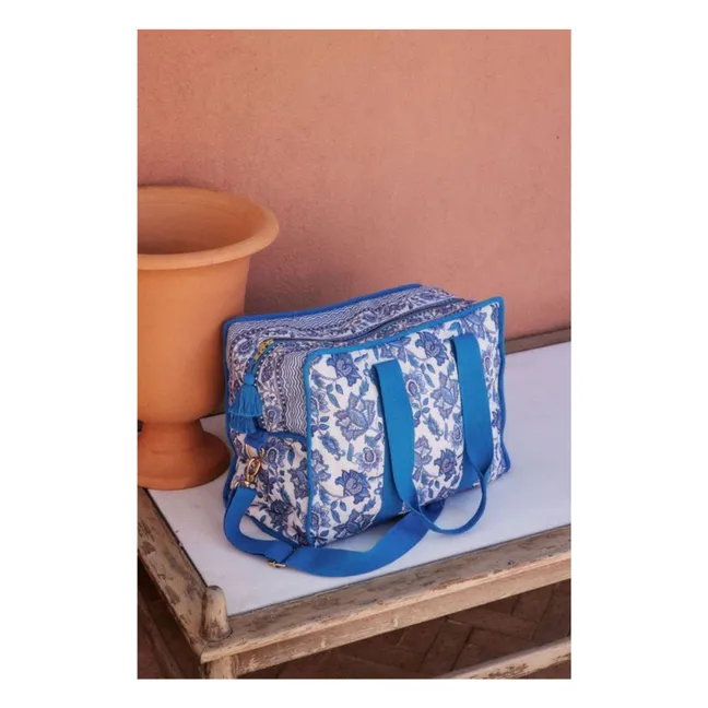 Bolsa Lilio 36h de algodón orgánico | Azul Mar
