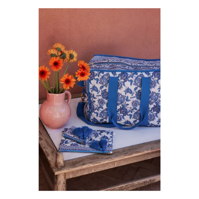 Bolsa Lilio 36h de algodón orgánico | Azul Mar