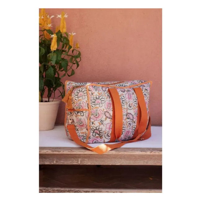 Bolsa Lilio 36h de algodón orgánico | Naranja