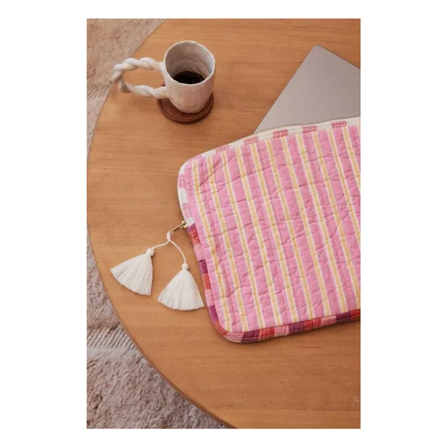 Pochette ordinateur Hoa | Rose