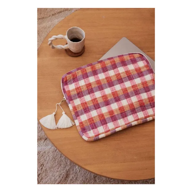 Pochette ordinateur Hoa | Rose