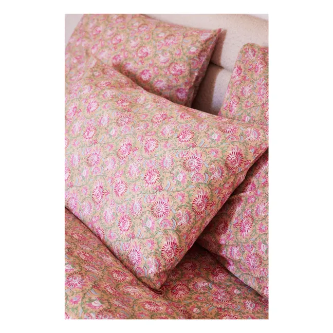 Valerie pillowcase in organic cotton | Yellow