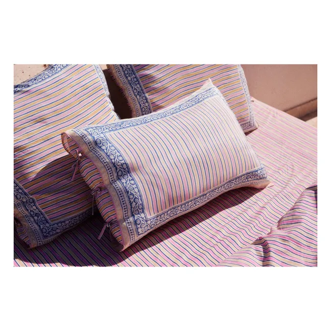 Drap-housse Nicole en coton bio | Rose fuschia