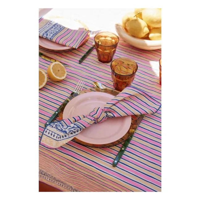 Serviettes de table Carlotta - Set de 4 | Rose fuschia