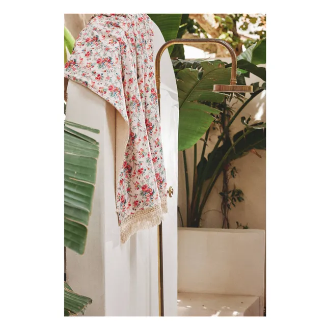 Serviette de plage Lana en coton bio | Ecru