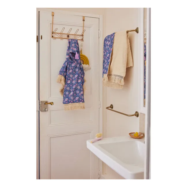 Telo mare Lana in cotone biologico | Blu scur