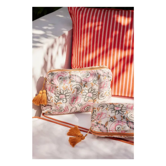 Pochette Teiki en coton bio | Rose