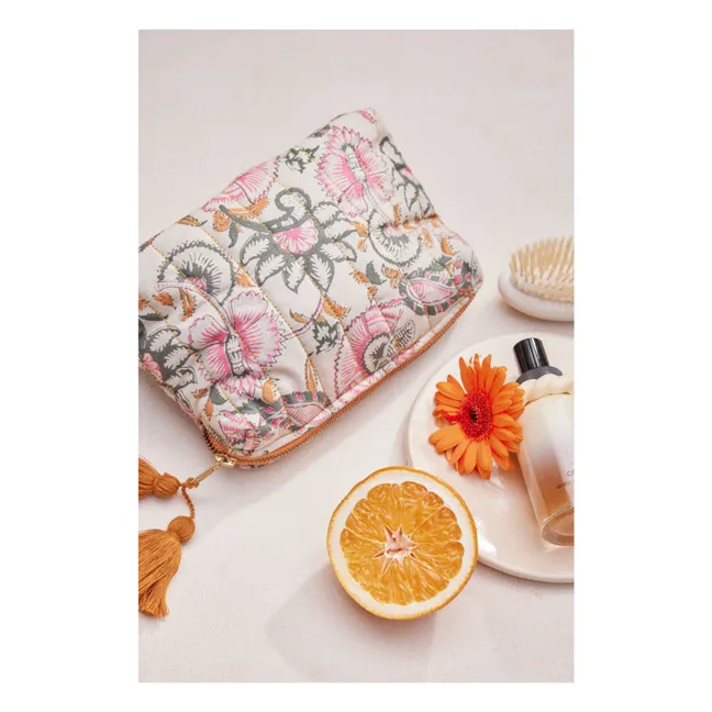 Pochette Teiki en coton bio | Rose