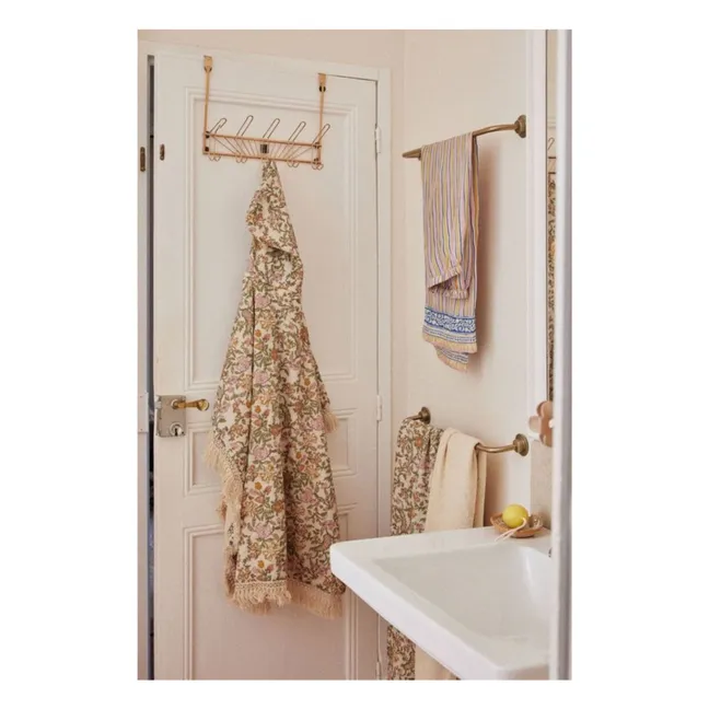 Serviette de plage Lana en coton bio | Crème