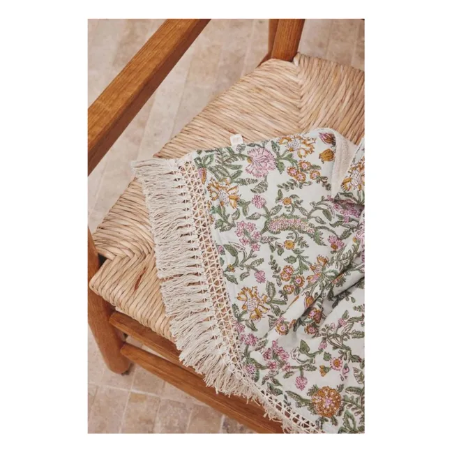 Serviette de plage Lana en coton bio | Crème
