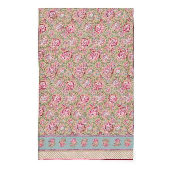 Carla tablecloth in organic cotton | Yellow