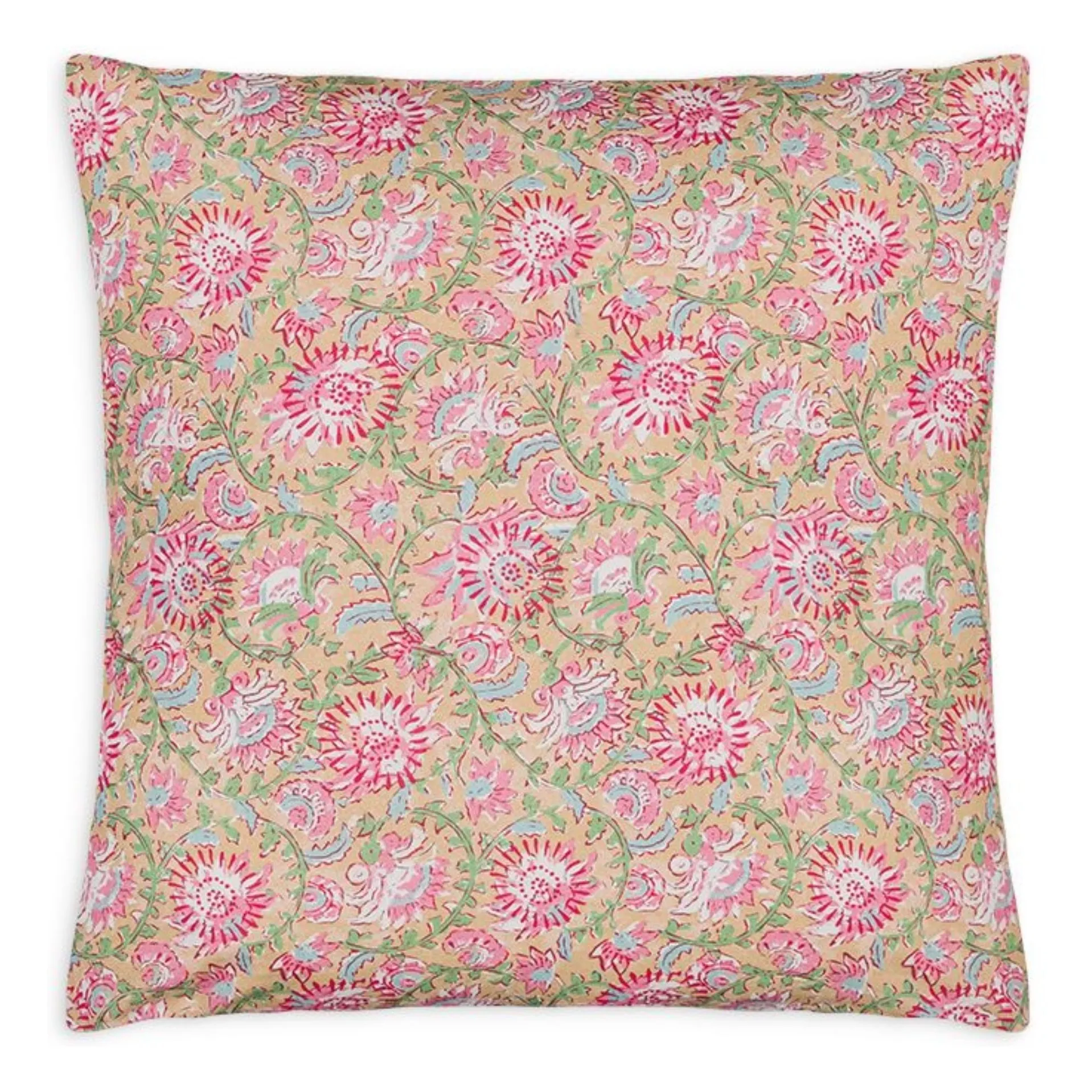 Louise Misha Yellow Valerie Pillowcase In Organic Cotton
