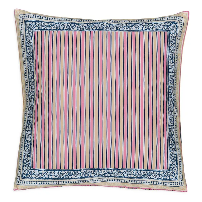 Taie d'oreiller Valerie en coton bio | Rose fuschia