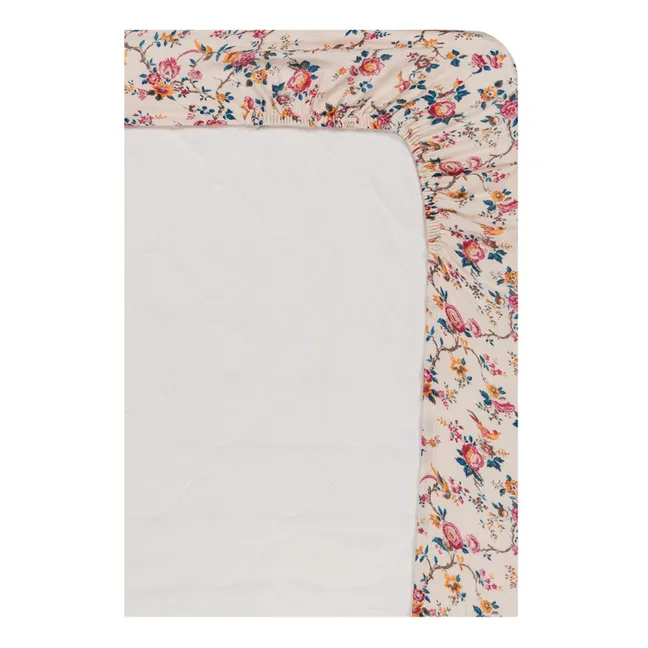 Drap-housse Nicole en coton bio | Crème
