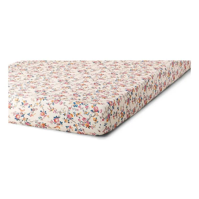 Drap-housse Nicole en coton bio | Crème