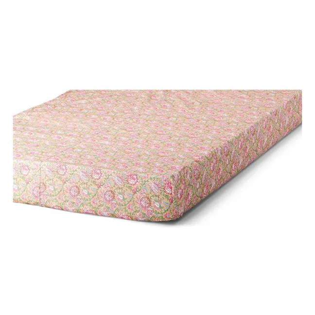 Drap-housse Nicole en coton bio | Jaune