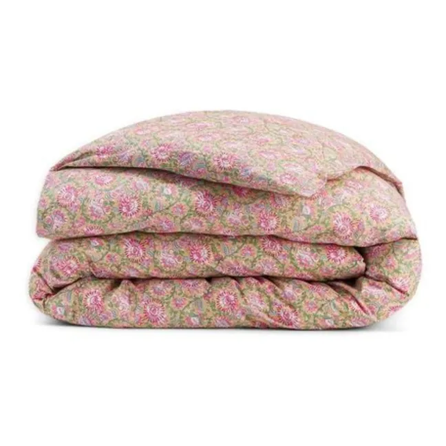 Noemie comforter cover in organic cotton | Yellow