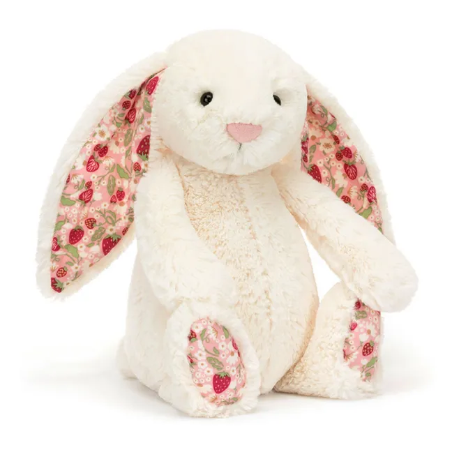 Peluche Blossom Cream Bunny 'Berry' 