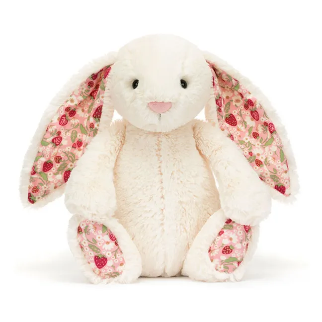 Peluche Blossom Cream Bunny 'Berry' 