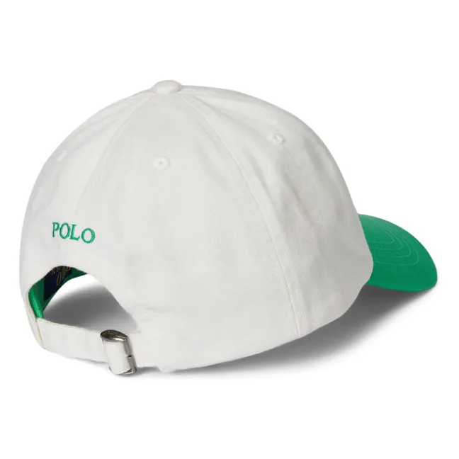 Polo Logo Cap | White