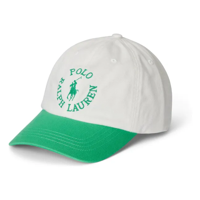 Polo Logo Cap | White