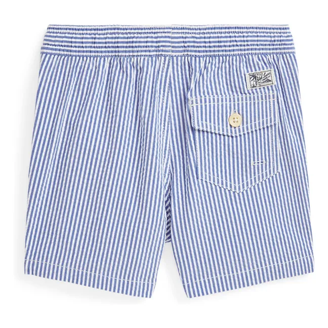 Short De Bain Stripe | Blue