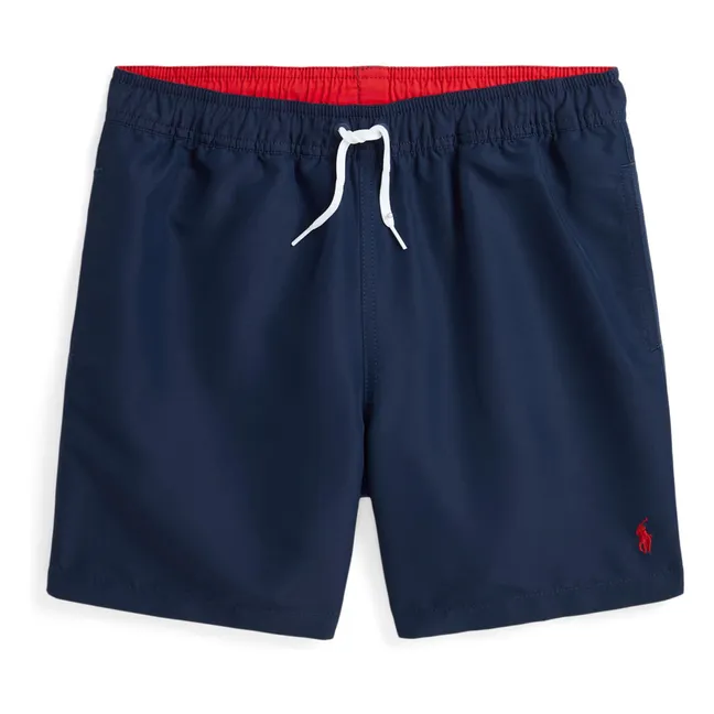 Short De Bain Logo | Bleu marine