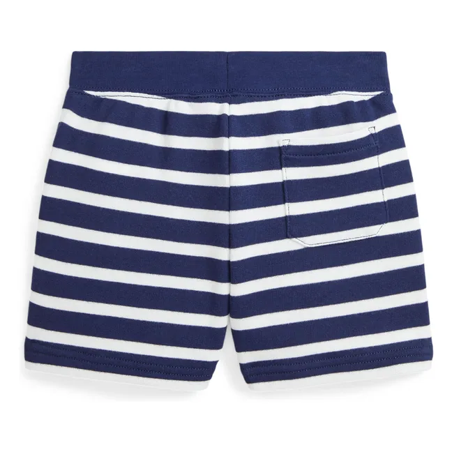 Gestreifte Shorts | Navy