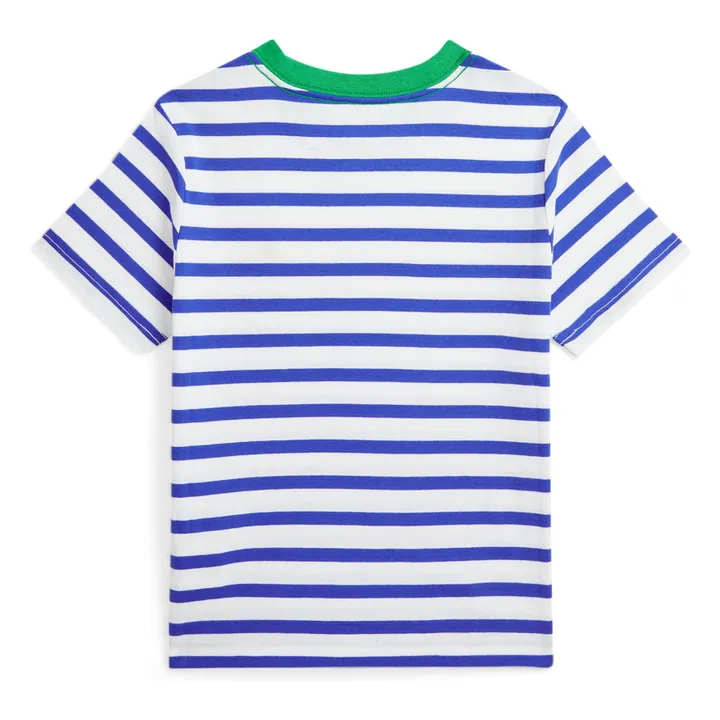 Gestreiftes T-Shirt | Blau- Produktbild Nr. 1