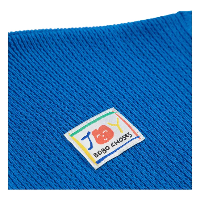 Cardigan in cotone biologico | Blu