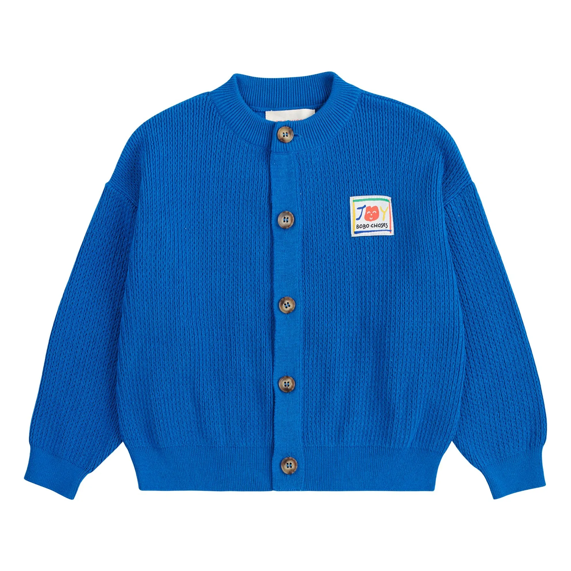 Bobo Choses Blue Organic Cotton Cardigan