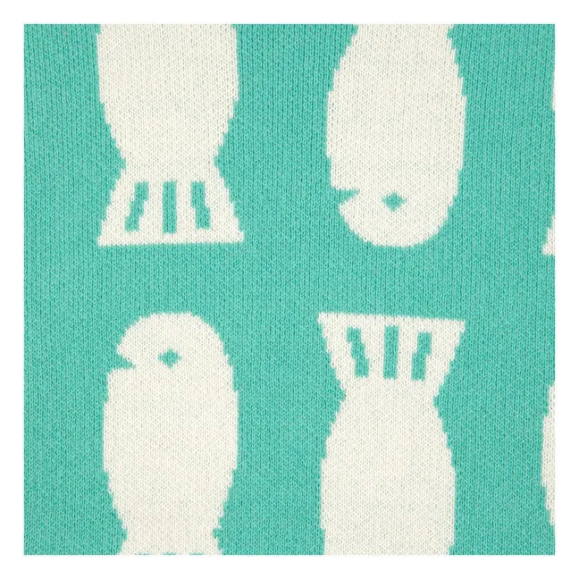Jersey pez de algodón ecológico | Verde Almendra