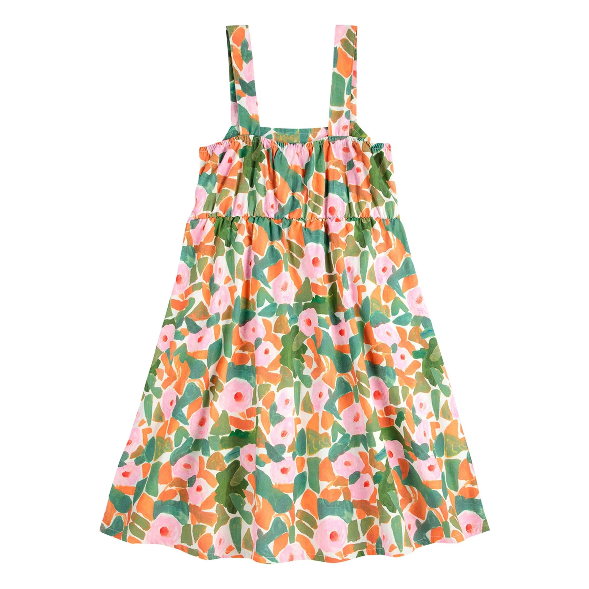 Bobo Choses Pink Organic Cotton Flower Dress