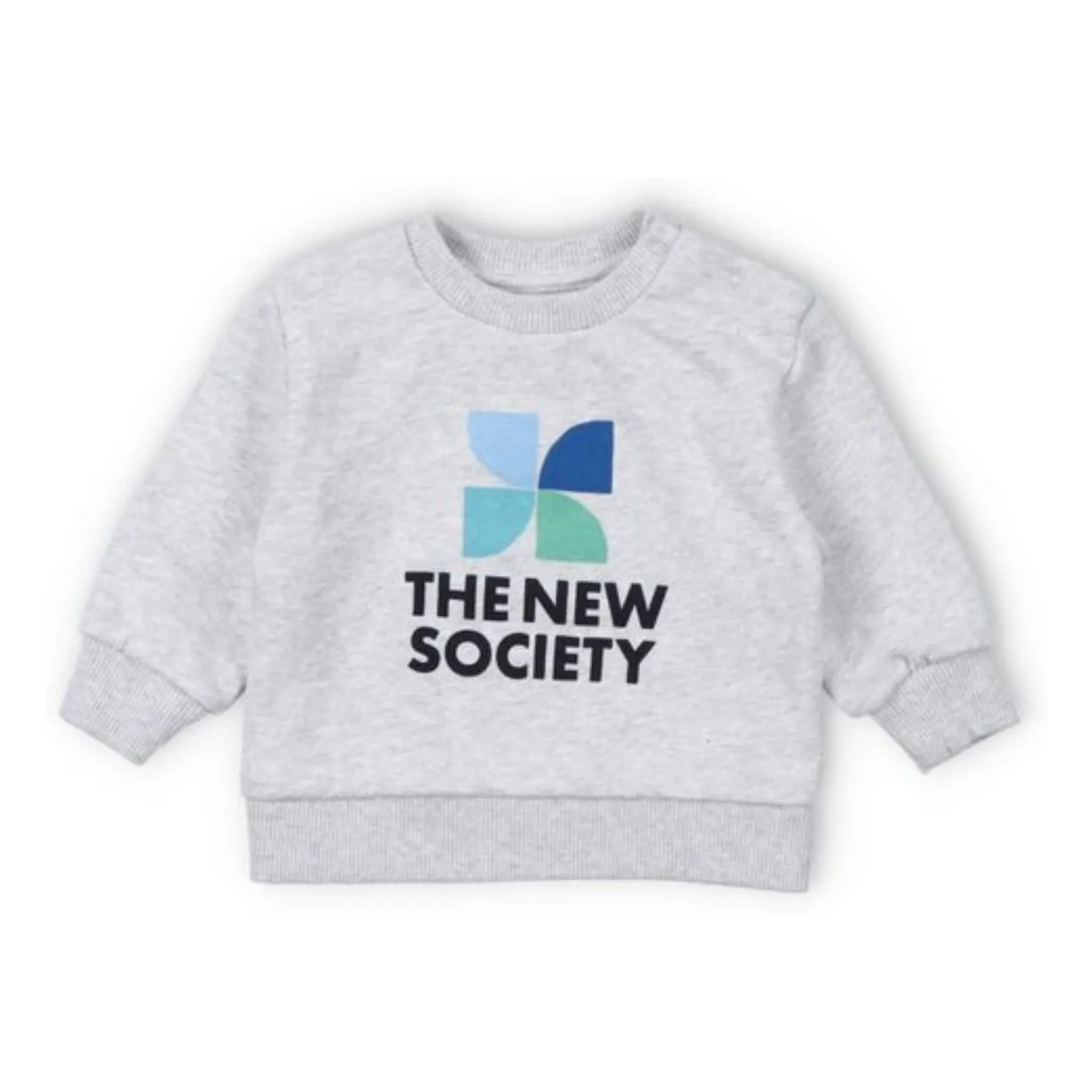 Sweat Logo Mykonos Baby | Gris chiné- Image produit n°0