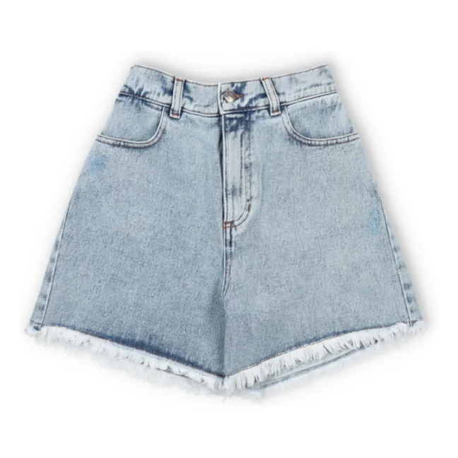 Short Chios Denim | Denim bleached