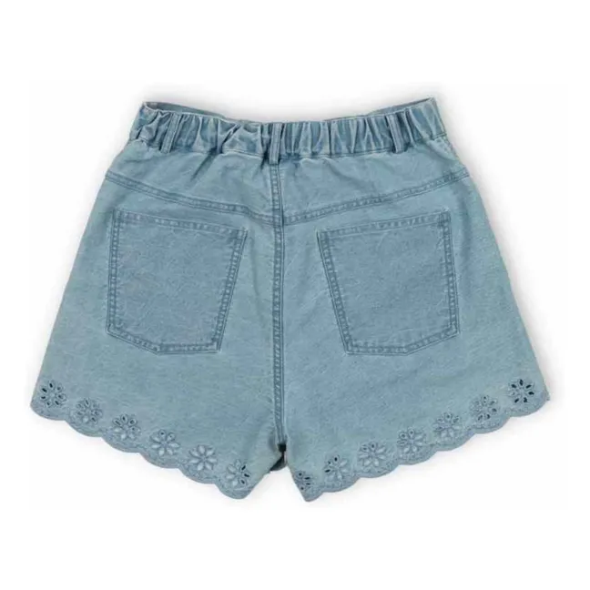 Short Niobe Denim | Bleu jean