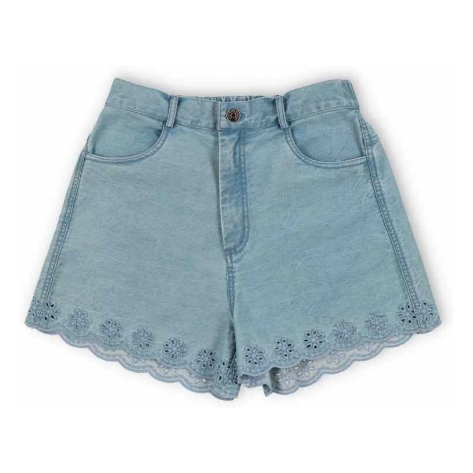 The New Society Denim Blue Niobe Denim Shorts