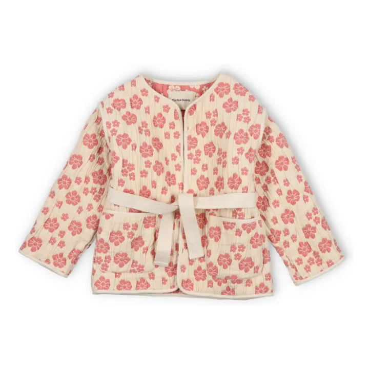 Veste Fleurs Leontis | Beige- Image produit n°0