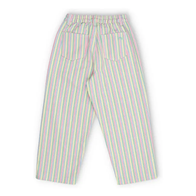 Gestreifte Tifon-Hosen | Beige