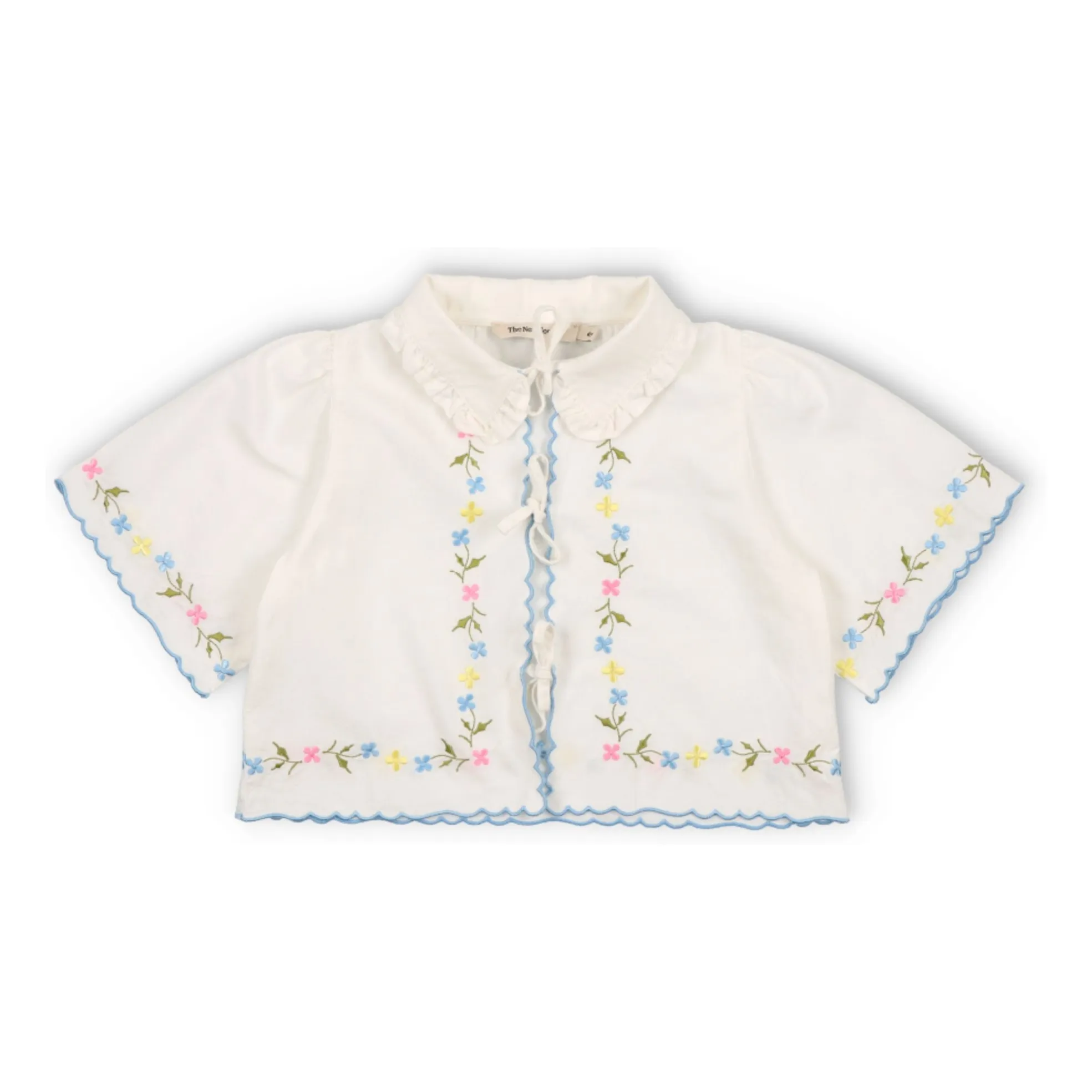 Blouse Nœuds Hermione | Blanc- Image produit n°0