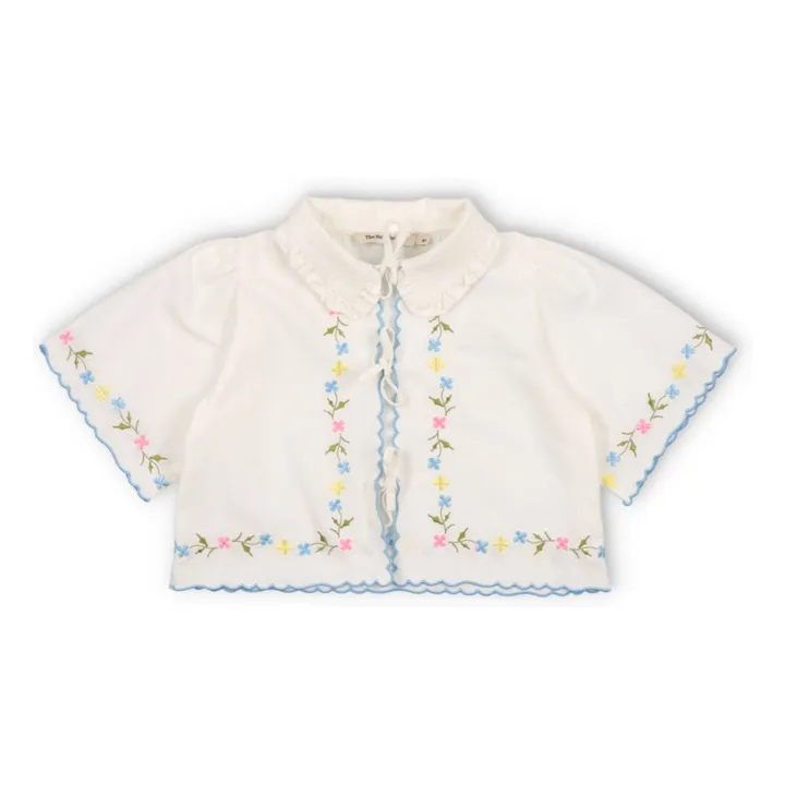 Blusa anudada Hermione | Blanco- Imagen del producto n°0