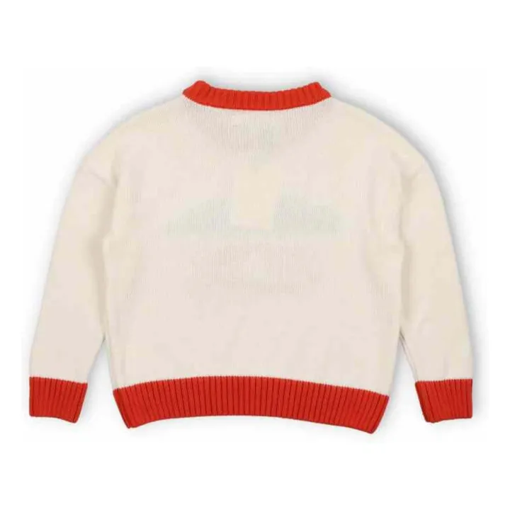 Cristel Organic Cotton Lobster Sweater  | Ecru- Product image n°3