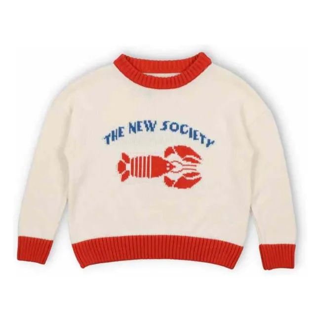 Pull Homard Cristel Coton Bio  | Ecru