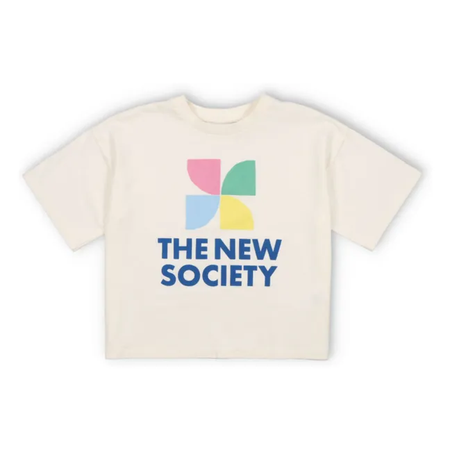 Camiseta Mykonos Logo | Crudo