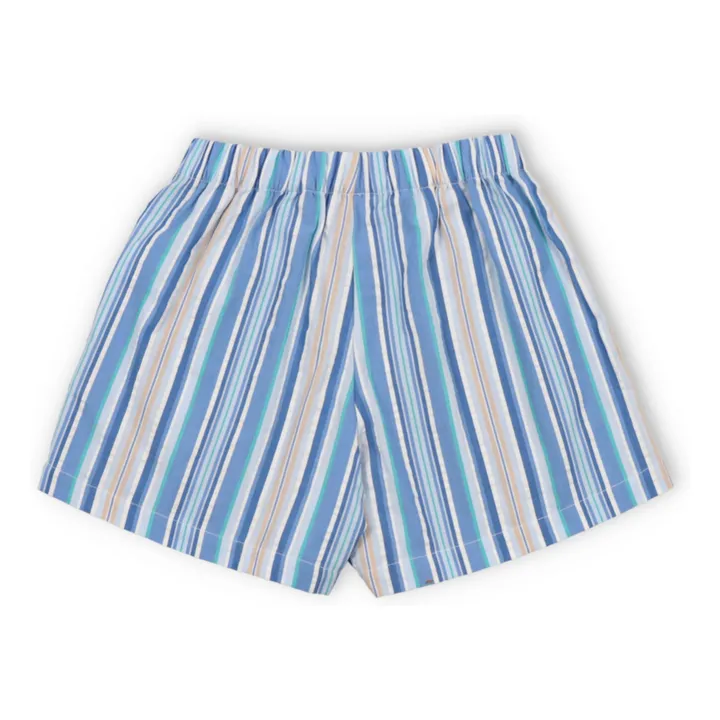 Bermuda Rayures Tebas | Bleu ciel- Image produit n°3