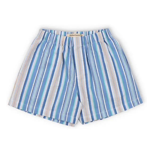 Bermuda Streifen Tebas | Hellblau