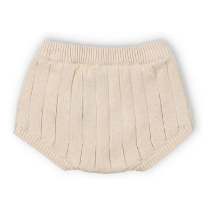 Bloomer de algodón orgánico Canea Flowers | Beige- Imagen del producto n°1