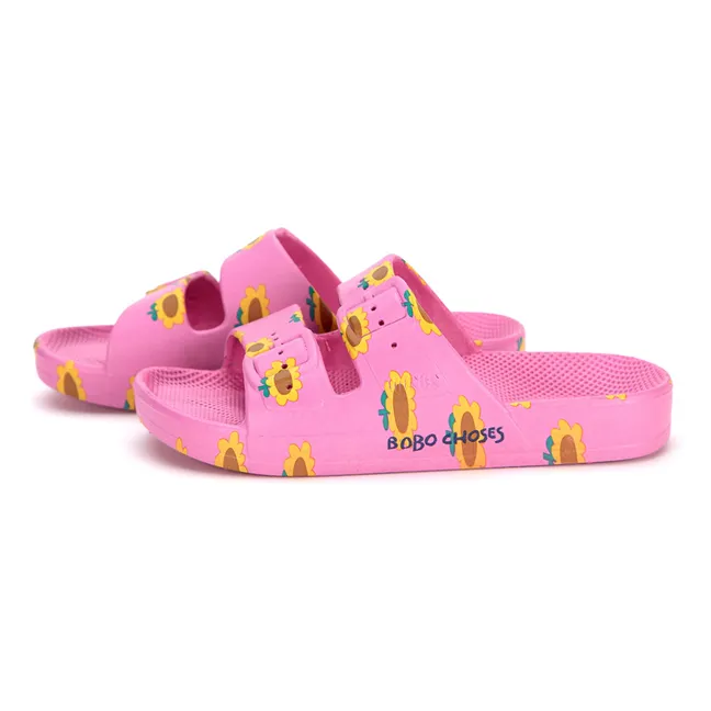 Bobo Choses X Freedom Moses Sunflower Sandals | Pink